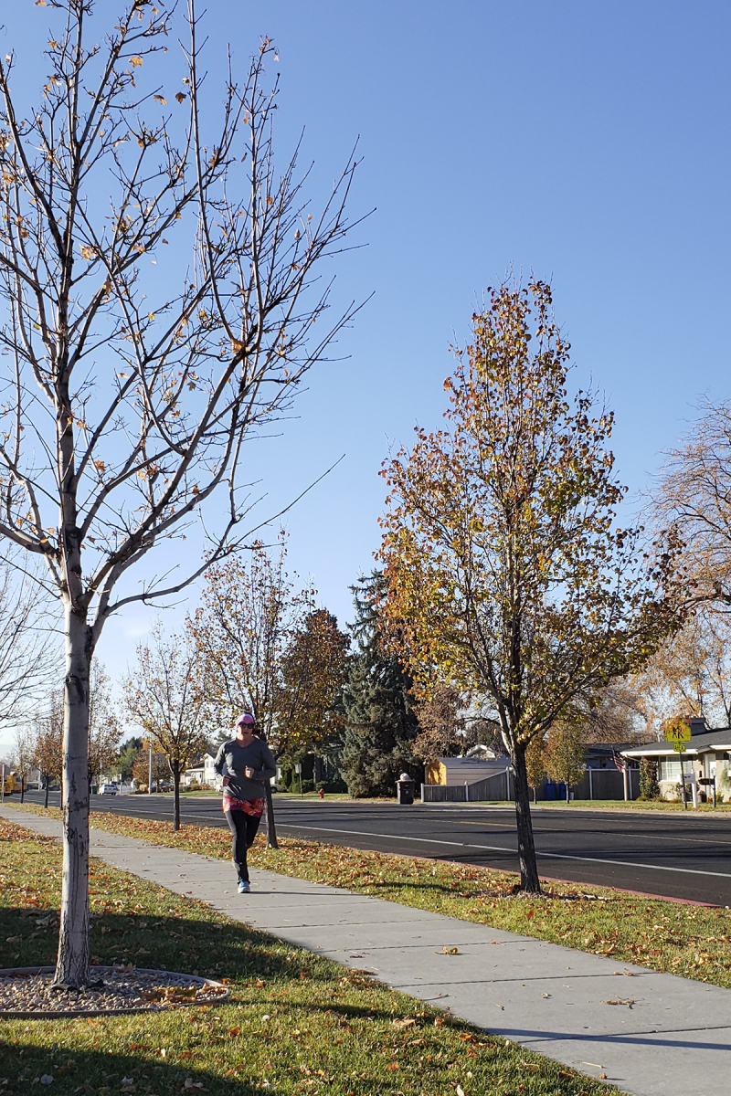 Amy running Amy running