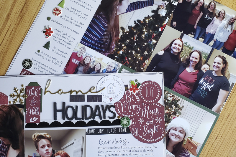 March goals scrapbooking March goals scrapbooking